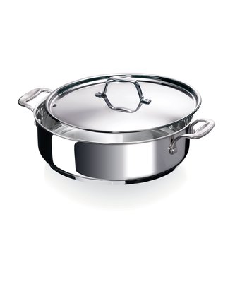 Chef skillet with 2 side handles